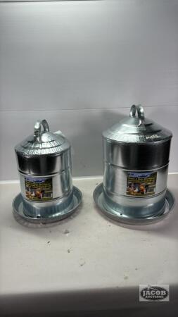 (2) CHICKEN WATERERS