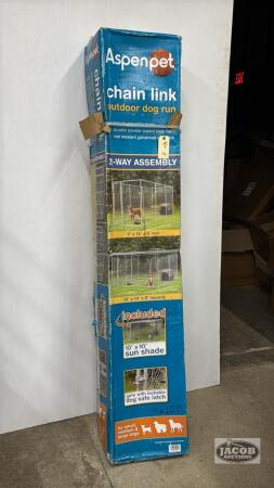 ASPENPET CHAINLINK OUTDOOR DOG RUN