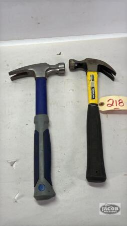 (2) CLAW HAMMERS