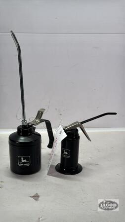 (2) JOHN DEERE OILING CANS