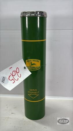 JOHN DEERE CUP PLASTIC DISPENSER
