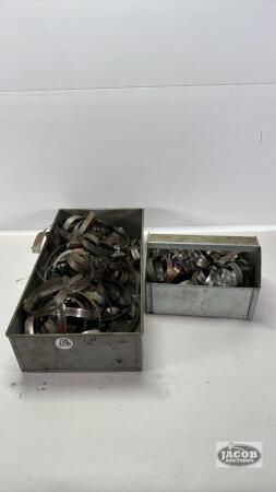 ASSORTED LOT OF VARIOUS HOSE CLAMPS