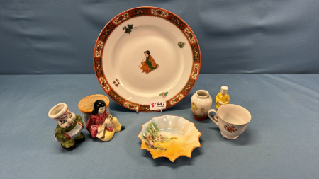 6 Pieces of Occupied Japan China