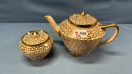 Sadler Tea Pot and Sugar Bowl