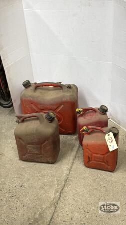 (4) USED JERRY CANS