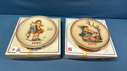 2 Hummel Annual Plates -1979 & 1980