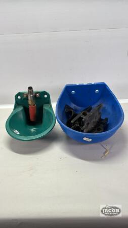 (2) POLY WATER BOWLS - SEE NOTE