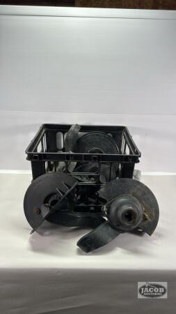 CRATE OF PLANTER PARTS