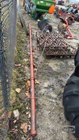6-SECTION DIAMOND HARROWS AND POLE