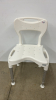 Adjustable Shower Chair with Extension -As New - 4