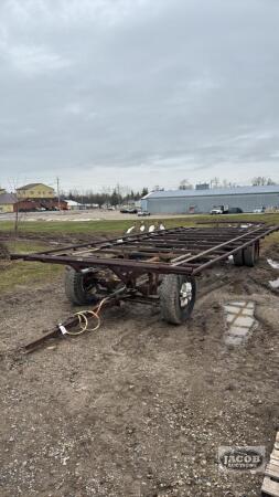 25FT X 11FT STEEL BALE WAGON