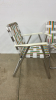 2 Aluminum & Web Style Lawn Chairs - 2