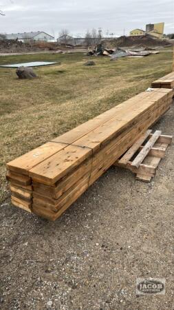 LOT OF 16PCS - 2IN X 8IN X 10FT USED LUMBER