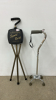 4 Footed Adjustable Cane and Folding Sports Seat - 4