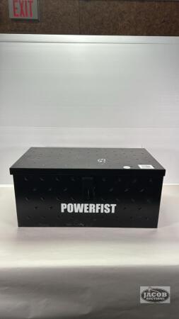 POWERFIST 22IN STEEL LOCKING UTILITY BOX