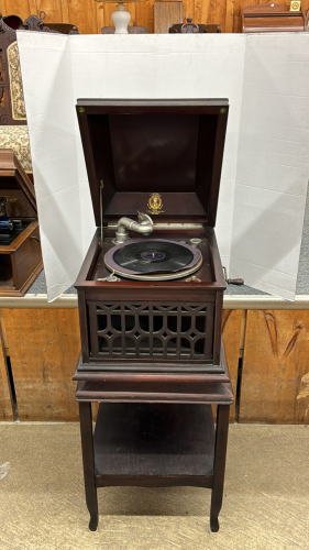 Schubert Phonograph on Stand -Works