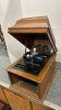 Edison Table Top Phonograph in Oak Case -Runs But Needs Attention