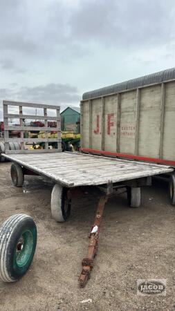 8FT X 16FT FLAT RACK WAGON