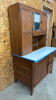 Hoosier Cabinet with Granite Top -Needs Restoration - 8