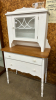 2 Piece Painted Cabinet -36in Wide x 18in Deep x 62in High