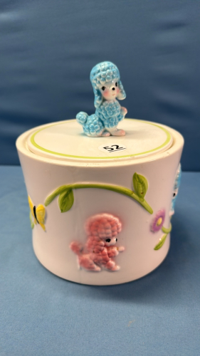 Poodle Cookie Jar -8in High