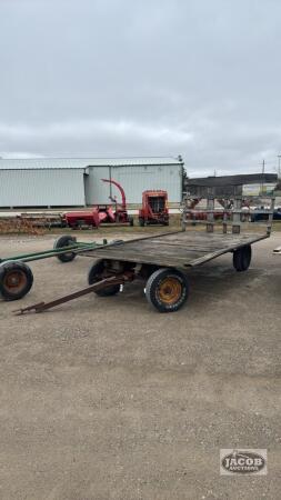 8FT X 15FT FLAT RACK WAGON
