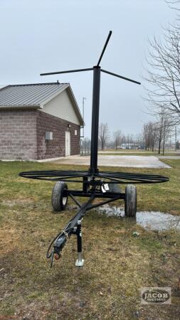 SINGLE AXLE HYDRAULIC TILE STRINGER CART