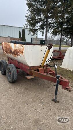 SHOPBILT TANDEM 7FT X 4FT HYDRAULIC DUMP TRAILER