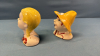 Tom Sawyer & Becky Thatcher Salt & Pepper Shakers -4in High - 4