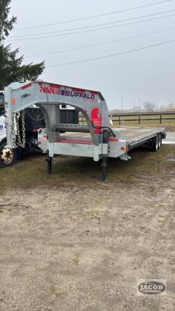 2022 N&N GALVANIZED 25FT GOOSENECK TANDEM TRAILER