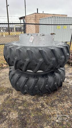 PAIR OF 20.8-38 DUALS