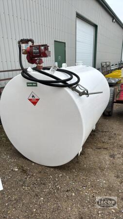 500GAL FUEL TANK WITH WORKING GAS BOY 16GPM PUMP