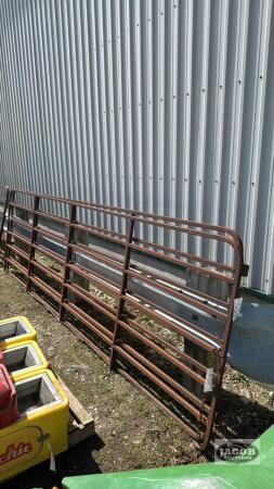 (2) STEEL GATES