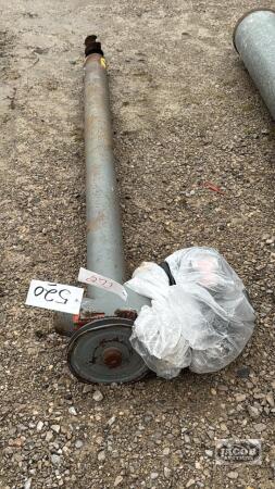6FT X 4IN AUGER WITH NEW 1/2HP MOTOR