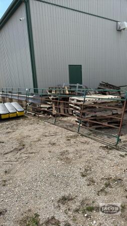 (2) 16FT STEEL GATES