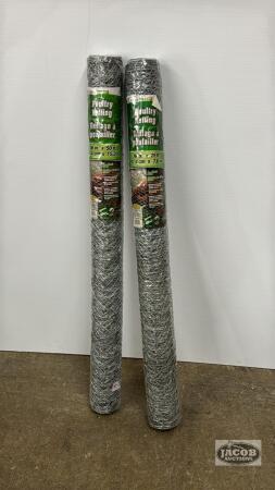 (2) ROLES OF CHICKEN WIRE