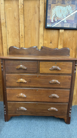 5 Drawer Chest with Moustache Pulls