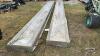 (2) STAINLESS FEED TROUGHS - 3