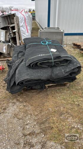 5 PCS OF SILAGE PLASTIC PROTECTION NET COVERS
