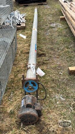 APPROX. 16FT ALLIED 4IN AUGER WITH 120V MOTOR