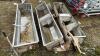 (3) STAINLESS WATER TROUGHS - 5