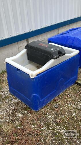 BLUE SPI WATER BOWL