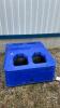 4 OPENING BLUE SPI POLY WATER DRINKER