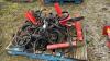 SKID OF APPROX. 30 KONGSKILDE CULTIVATOR SHANKS - 4