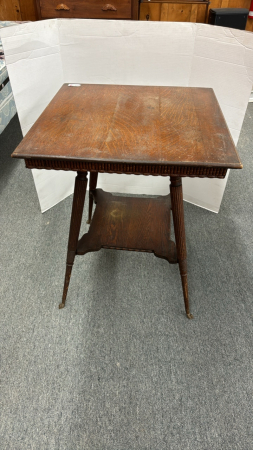 Oak Parlour Table -Could Use Refinishing