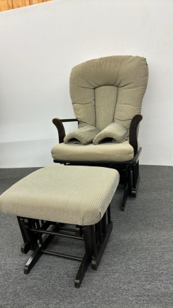 Dutailiter Glider Rocker & Foot Stool