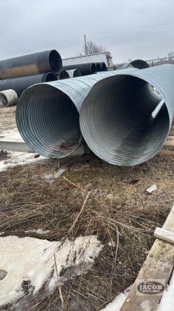 (2) 48IN X 23FT GALVANIZED CULVERT