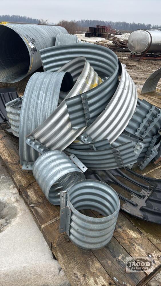 Culvert Brackets VARIOUS GALVANIZED CULVERT CONNECTORS