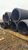 (8) 36IN ID. X 20FT PLASTIC CULVERT PIPE