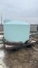 1500 GALLON POLY WATER TANK ON SKID